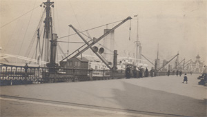 Docks, Pier in Antwerp, Belgium